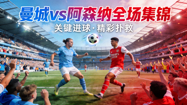 曼城对阵阿森纳全场集锦封面图
